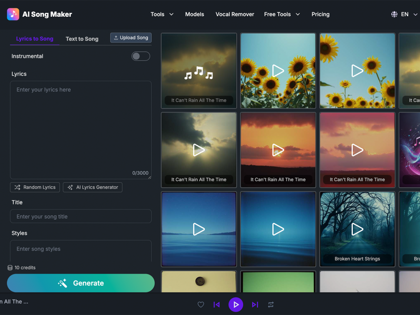 Create Unique Songs Faster With an AI Song Maker