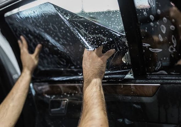 Clean Contemporary Glass Gets A Lift With White Frost Window Film